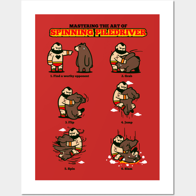 Piledriver Tutorial Wall Art by oktobear